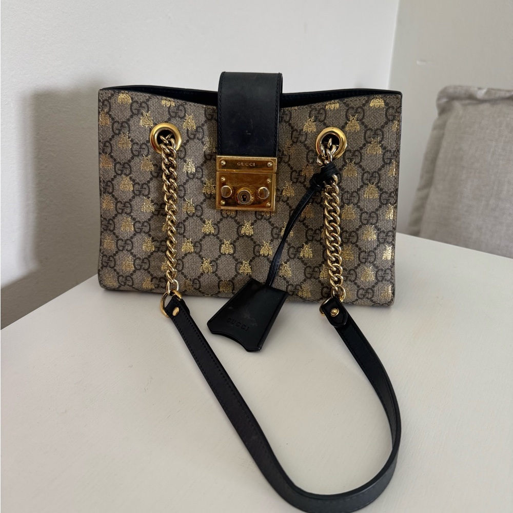 Gucci Padlock medium tote bag authentic